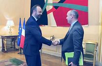 Laurent Berger et Edouard Philippe