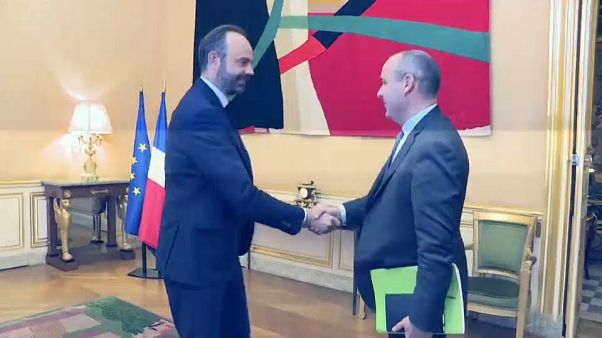 Laurent Berger et Edouard Philippe Laurent Berger et Edouard Philippe