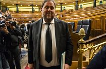 Oriol Junqueras in Madrid on May 21, 2019.