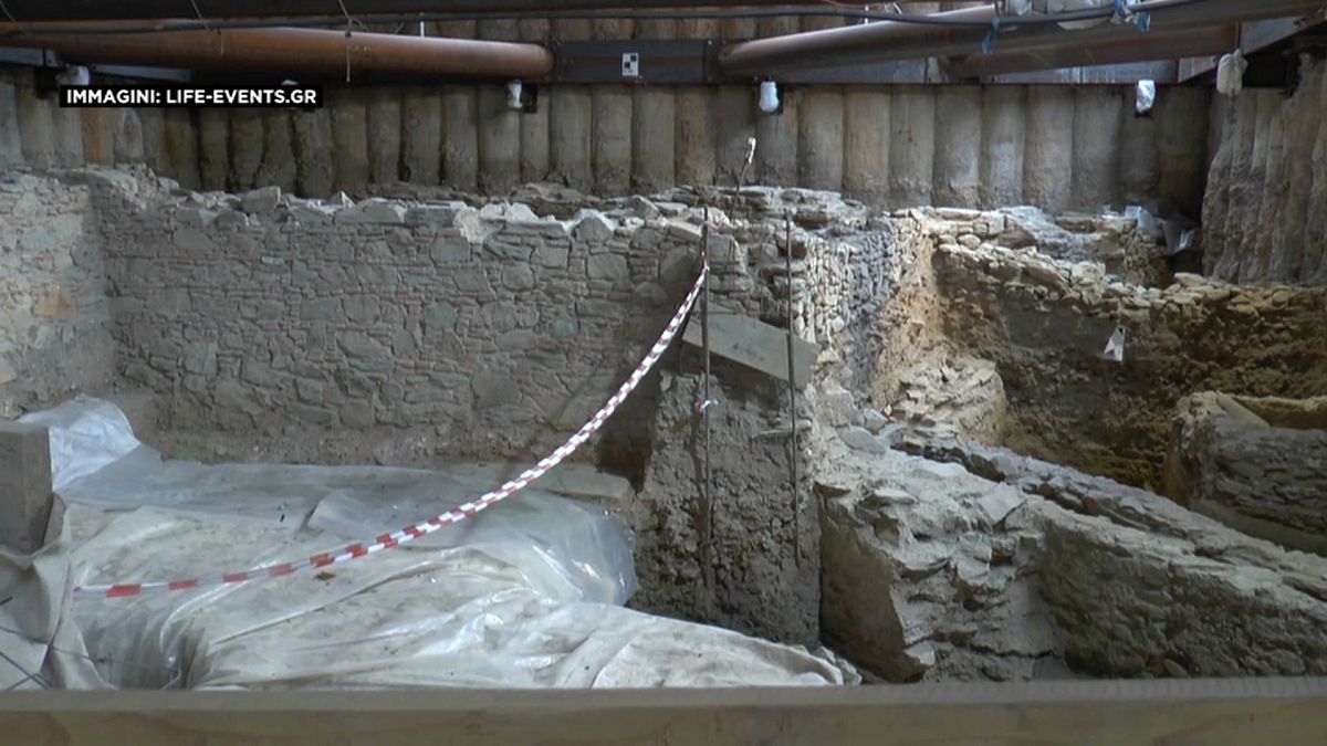 Las ruinas del metro de Salónica serán trasladadas