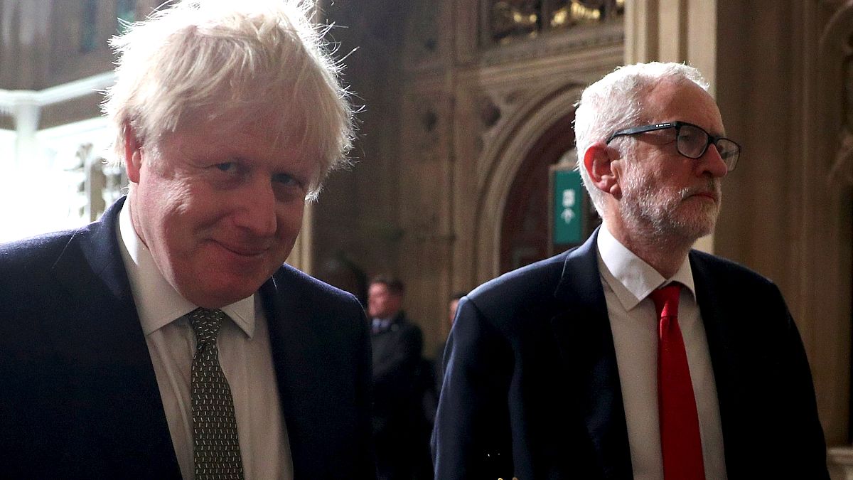 Primer 'pulso político' entre Johnson y Corbyn en la nueva legislatura