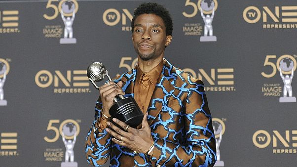 Chadwick Boseman, a cast member in Black Panther, poses at the premiere of the film in Los Angeles. Chadwick Boseman, a cast member in Black Panther, poses at the premiere of the film in Los Angeles.