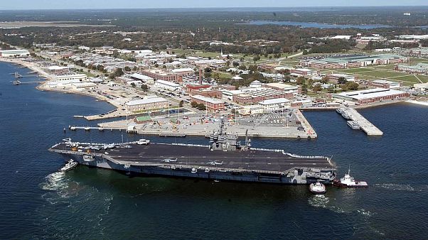 Pensacola'da askeri üs / Florida / ABD Pensacola'da askeri üs / Florida / ABD