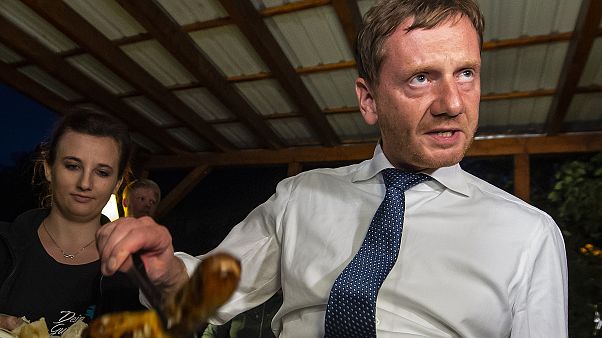 Kretschmer wiedergewählt: Mindestens 5 Koalitionsstimmen gegen ihn Kretschmer wiedergewählt: Mindestens 5 Koalitionsstimmen gegen ihn