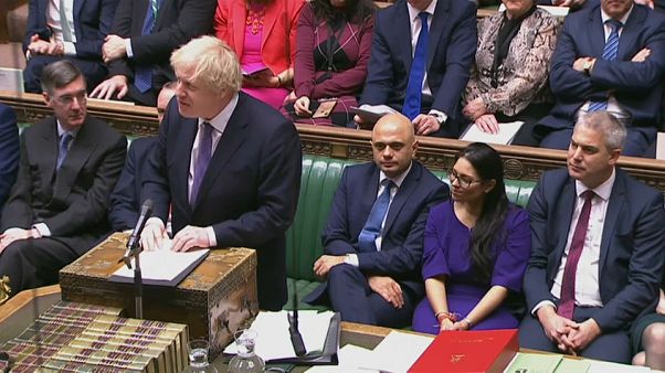 Boris Johnson alla Camera dei Comuni Boris Johnson alla Camera dei Comuni