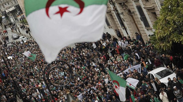 صورة من مظاهرة اليوم في الجزائر صورة من مظاهرة اليوم في الجزائر