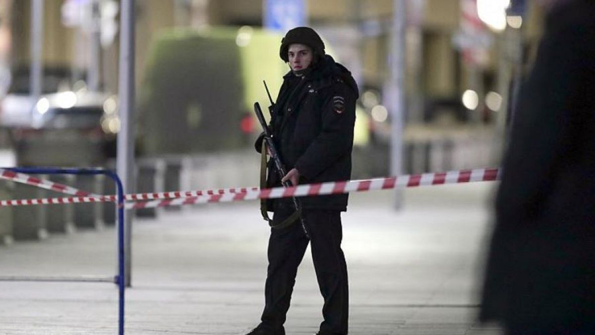 The gunman opened fire outside the FSB headquarters in Moscow on Thursday