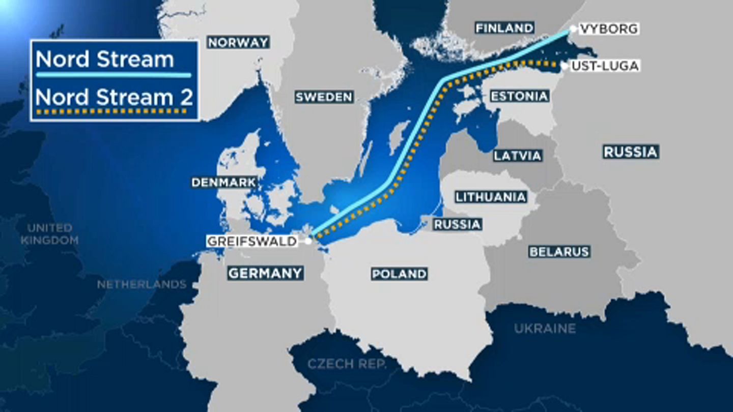 Nord Stream 2", il gasdotto della discordia. Germania e Russia contro Trump  | Euronews
