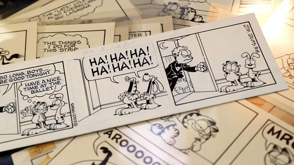 Garfield'in el çizimleri açık arttırmayla satışta Garfield'in el çizimleri açık arttırmayla satışta
