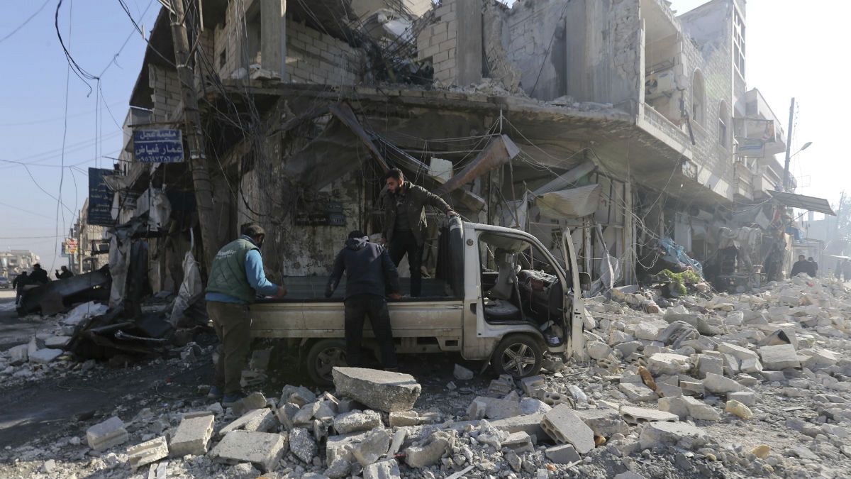 پیشروی نیروهای ارتش سوریه در استان ادلب با حمایت حملات هوایی روسیه 
