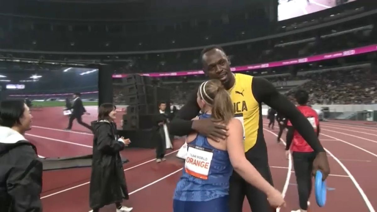 Lo stadio per le Olimpiadi di Tokyo: Bolt inaugura il "National Stadium"