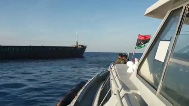 Libya forces ship with Turkish crew into port as Greece slams sea deal Libya forces ship with Turkish crew into port as Greece slams sea deal