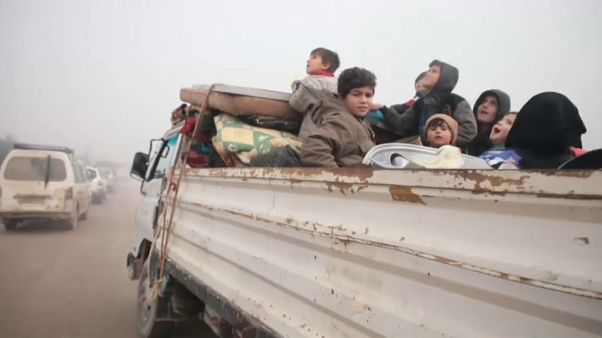 Massenflucht wegen Kämpfen in Syrien: Erdogan droht Europa Massenflucht wegen Kämpfen in Syrien: Erdogan droht Europa