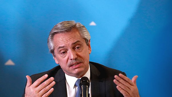 Arjantin'de Devlet Başkanı Alberto Fernandez Arjantin'de Devlet Başkanı Alberto Fernandez