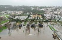 Des inondations en Europe du Sud après le passage de la tempête Fabien