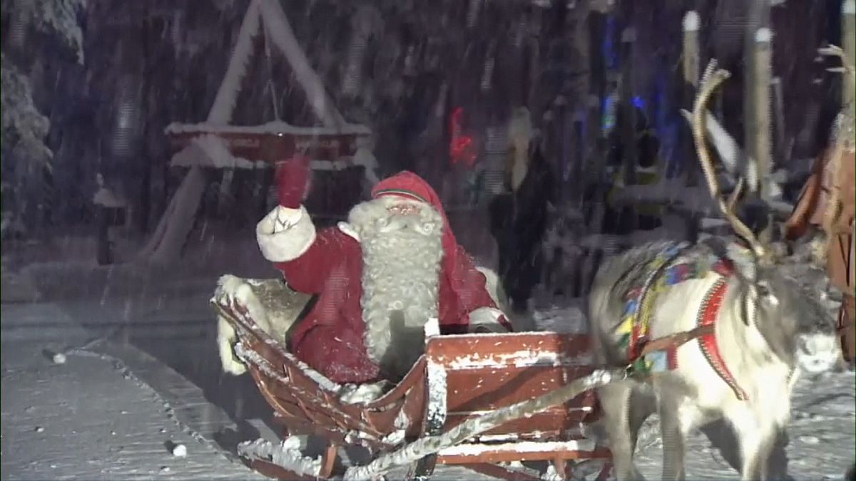 Papá Noel sale de Laponia rumbo a todos los hogares del mundo
