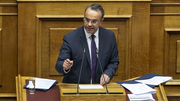 Yunanistan Maliye Bakanı Christos Staikouras Yunanistan Maliye Bakanı Christos Staikouras