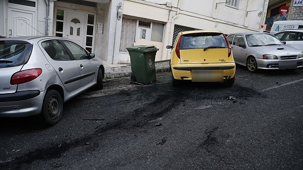 Στόχος εμπρηστικής επίθεσης έγινε τα ξημερώματα αυτοκίνητο που ήταν σταθμευμένο στην οδό Ιωάννη Βαρβάκη στην περιοχή της Άνω Πόλης στην Θεσσαλονίκη Στόχος εμπρηστικής επίθεσης έγινε τα ξημερώματα αυτοκίνητο που ήταν σταθμευμένο στην οδό Ιωάννη Βαρβάκη στην περιοχή της Άνω Πόλης στην Θεσσαλονίκη