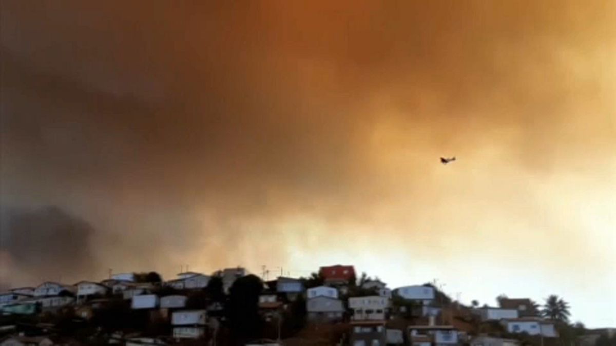 Tűzvész Valparaísóban 