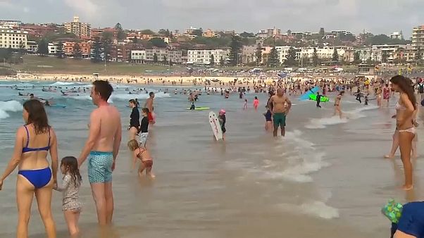 Sydney trotzt den Buschbränden: "Mit Zipfelmütze an den Bondi Beach" Sydney trotzt den Buschbränden: "Mit Zipfelmütze an den Bondi Beach"