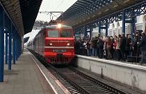 Primer tren de pasajeros San Petersburgo–Sebastopol vía Crimea