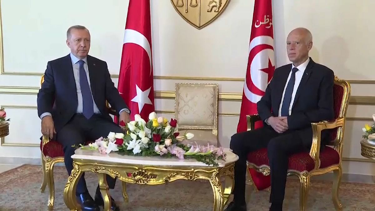 La Libye au centre d'une visite d'Erdogan en Tunisie