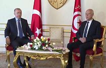 La Libye au centre d'une visite d'Erdogan en Tunisie