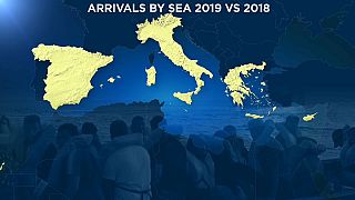 Weniger Migranten erreichen Europa