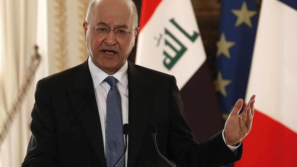 El presidente de Irak Barham Saleh
