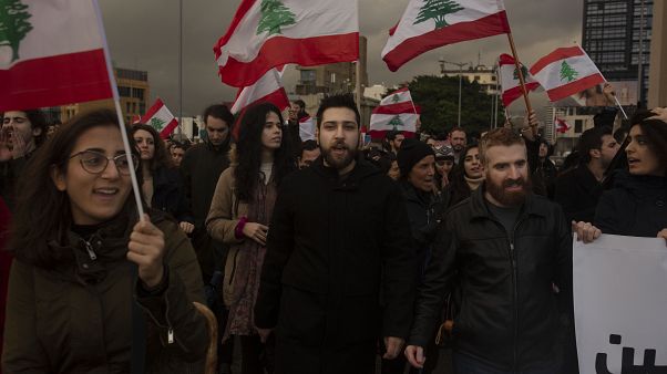 جانب من المظاهرات جانب من المظاهرات