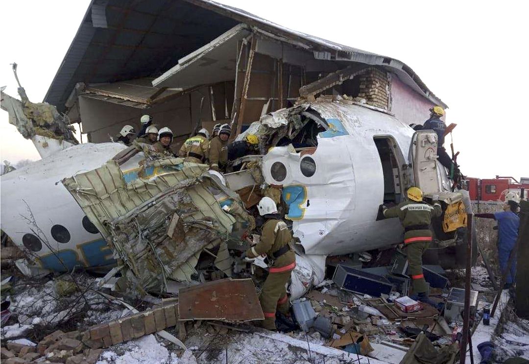 Kazakhstan Plane Crash: Survivor Describes Moment Bek Air Jet Hit ...