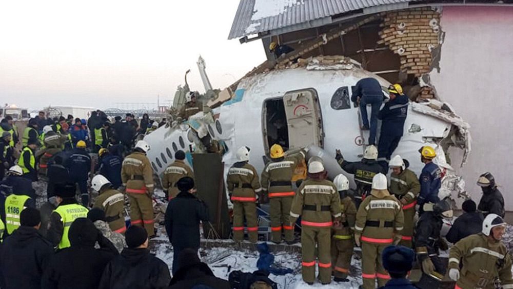 Kazakhstan Plane Crash: Survivor Describes Moment Bek Air Jet Hit ...