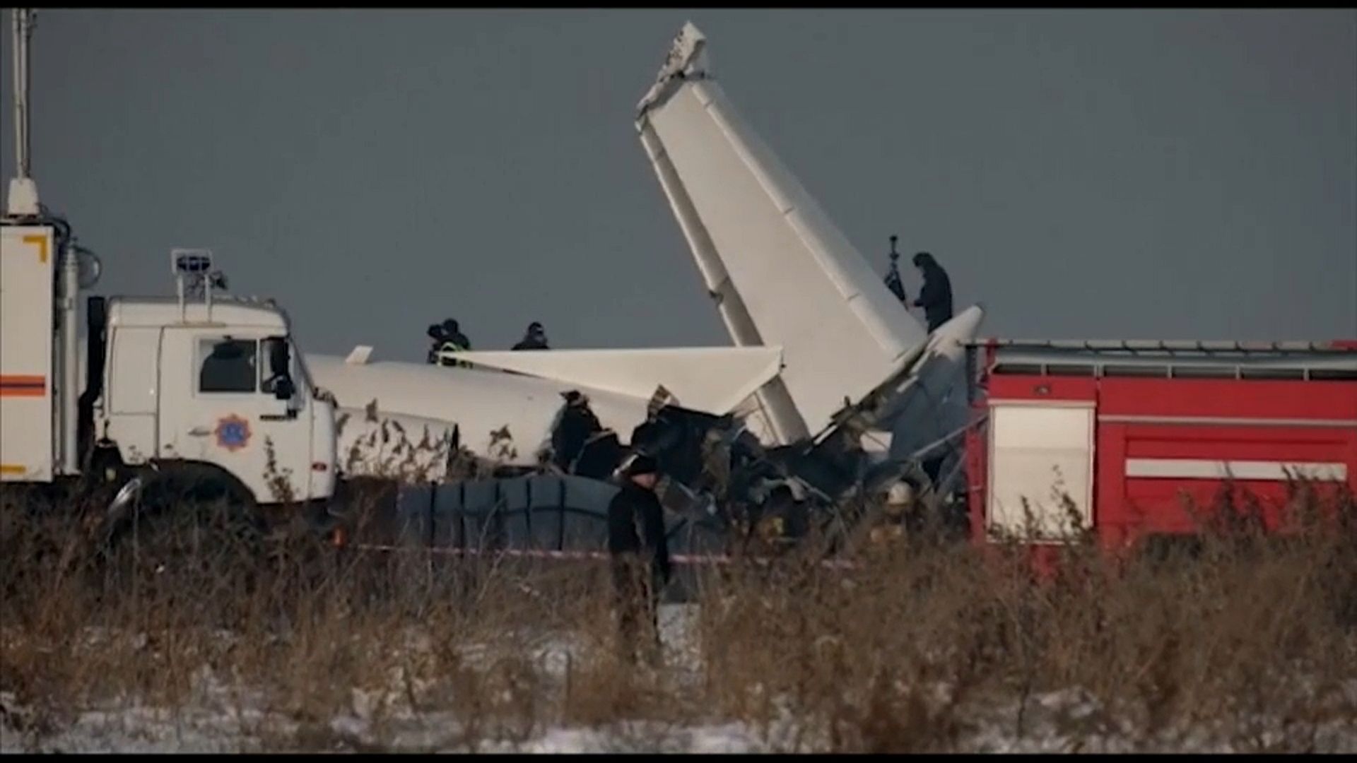 Flugzeugabsturz in Kasachstan Euronews