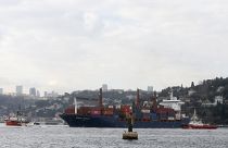 Τουρκία: Φορτηγό πλοίο προσέκρουσε στην ακτή του Βοσπόρου - ΒΙΝΤΕΟ