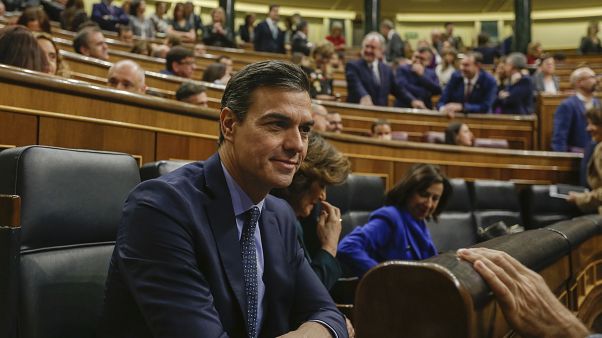 El presidente del Gobierno en funciones, Pedro Sánchez, en el Congreso El presidente del Gobierno en funciones, Pedro Sánchez, en el Congreso