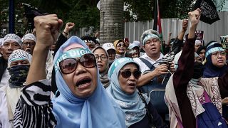 Endonezya'da Çin’in Uygurlara yönelik politikaları protesto edildi