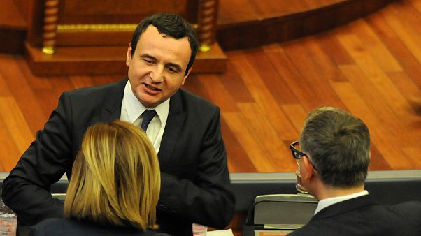 Albin Kurti, candidate to be Kosovo's Prime Minister, is seen as parliament convenes for the first time since the October snap election, in Pristina Albin Kurti, candidate to be Kosovo's Prime Minister, is seen as parliament convenes for the first time since the October snap election, in Pristina