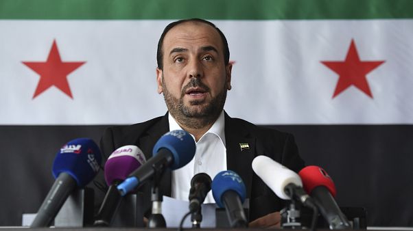 Suriye Muhalefeti Müzakere Yüksek Kurulu Başkanı Nasr Hariri Suriye Muhalefeti Müzakere Yüksek Kurulu Başkanı Nasr Hariri