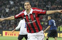 إبراهيموفيتش بقميص ميلان سابقا