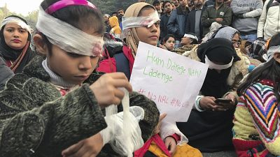 Neu-Delhi: Proteste gegen Polizeigewalt