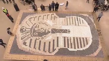 Une mosaïque pharaonique assemblée à Gizeh