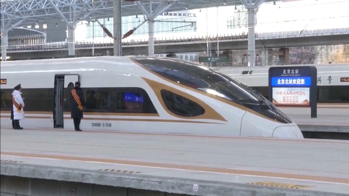 القطار الذكي فائق السرعة الجديد الذي أطلقته الصين يوم 30 ديسمبر 2019