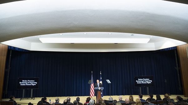 Secretary of State Mike Pompeo at the State Department in Washington, Thursday, Dec. 19, 2019. (AP Photo/Matt Rourke) Secretary of State Mike Pompeo at the State Department in Washington, Thursday, Dec. 19, 2019. (AP Photo/Matt Rourke)