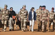 وزیر نیروهای مسلح فرانسه شب سال نوی میلادی را در خلیج فارس می‌گذراند