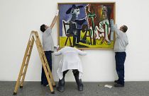 Pablo Picasso'nun Londra'daki Tate Modern Sanat Galerisi'nde bulunan 'Bust of a woman' tablosu saldırıya uğradı