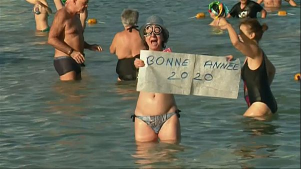Neujahrsschwimmen zwischen Antibes und Scheveningen Neujahrsschwimmen zwischen Antibes und Scheveningen