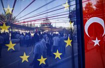 Avrupa Birliği ve Türkiye bayrağı