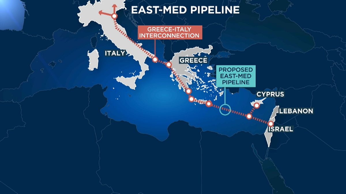 Grécia, Israel e Chipre lançam projeto EastMed