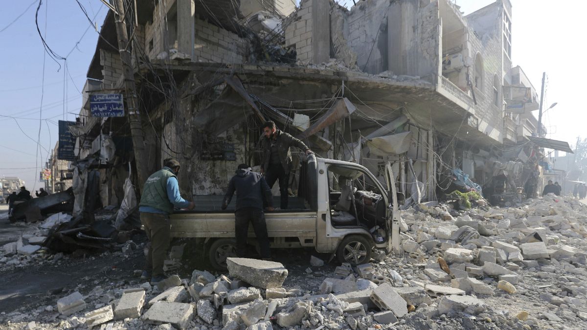 حمله نیروهای دولتی به ادلب در سوریه