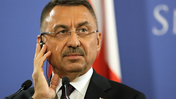 O αντιπρόεδρος της Τουρκίας, Φουάτ Οκτάι O αντιπρόεδρος της Τουρκίας, Φουάτ Οκτάι